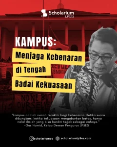 Abangan Menurut RicklefsInfografis Kampus: Menjaga Kebenaran. (Foto: Instagram @scholariumco)