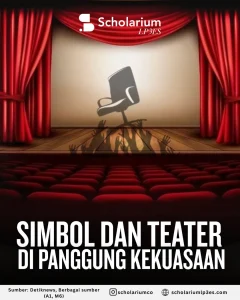 Filsafat Kaum RebahanInfografis Simbol dan Teater di Panggung Kekuasaan (Foto: Instagram @scholariumco)