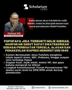 Ketika Barat Membentuk TimurInfografis Fufufafa Kartu Truf (Foto: Instagram @scholariumco)