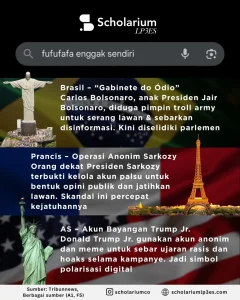 Ketika Barat Membentuk TimurInfografis Fufufafa Kartu Truf (Foto: Instagram @scholariumco)