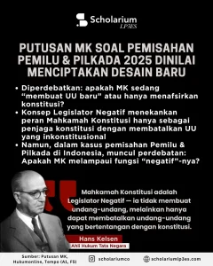 Clipper, Mengganti atau Melengkapi Kerja Buzzer?Infografis Mahkamah Konstitusi: Legislator Negatif? (Foto: Instagram @scholariumco)