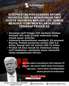 Transformasi BUMN Karya: Efisiensi, Meminimalkan Risiko dan Harapan Dalam PembangunanInfografis Negosiasi Trump. (Foto: Instagram @scholariumco)