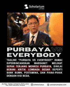 Cincin Kekuasaan dan Martabat Manusia: Sebuah Refleksi Politik SimbolikInfografis Purbaya Vs. Everybody. (Foto: @scholariumco)