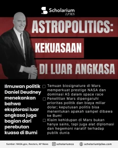 Keinsyafan Kuantum: Pilihan Sejarah Generasi Muda(h)Infografis Nasa & Misteri Jejak Hidup di mars. (Foto: Instagram @scholariumco)